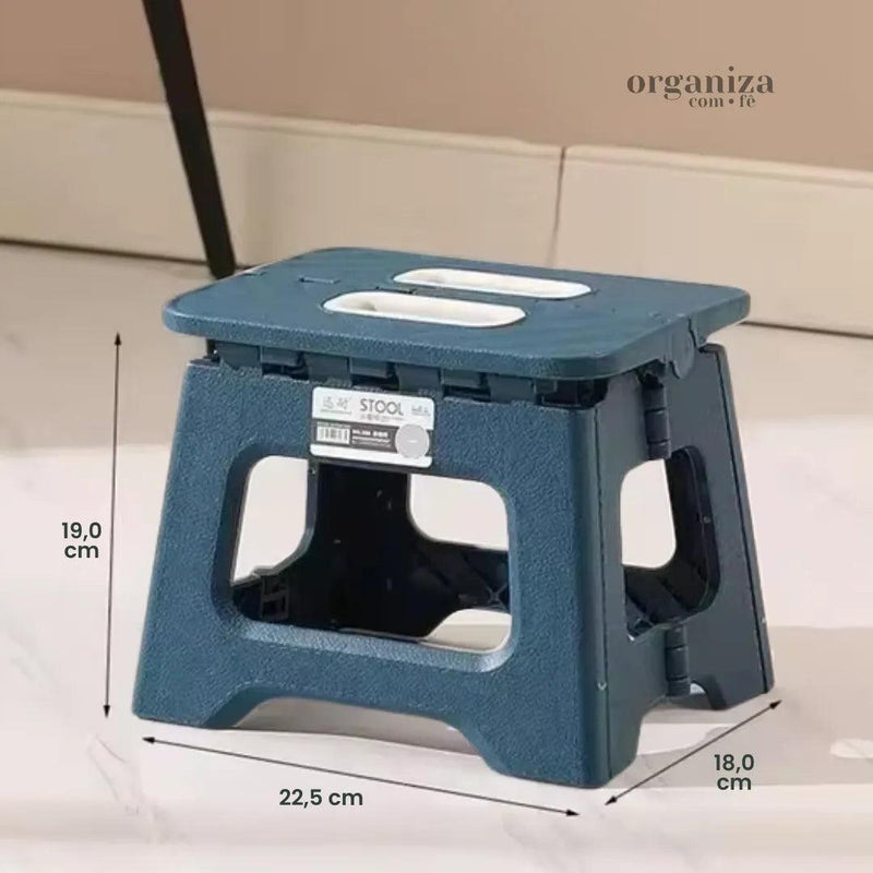 Banqueta Dobrável Portátil Ergonômica - Pine.D