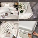 Luxo em Lençol 800 Fios - Algodão Egípcio Premium para Conforto Máximo e Ajuste Perfeito - Azure