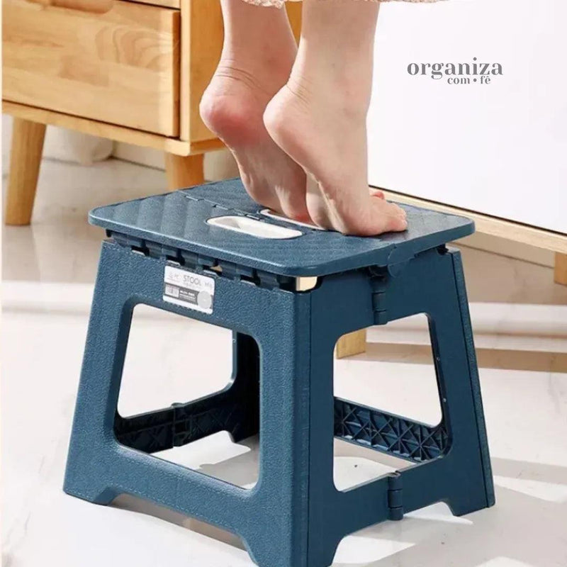 Banqueta Dobrável Portátil Ergonômica - Pine.D