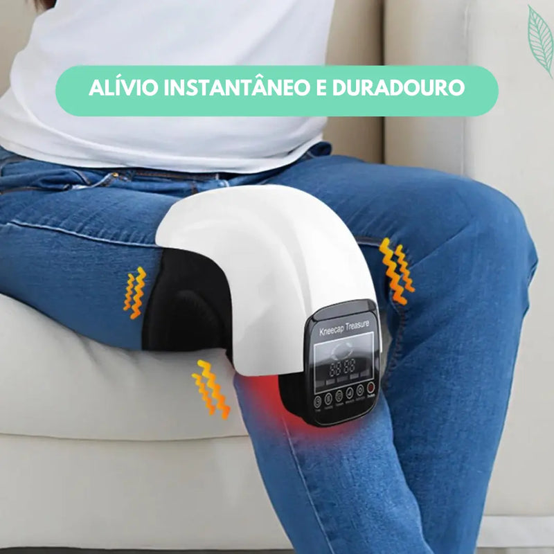 Super Massageador Térmico de Compressão com Infravermelho para Joelho