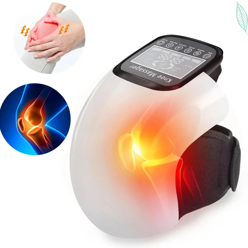 Super Massageador Térmico de Compressão com Infravermelho para Joelho