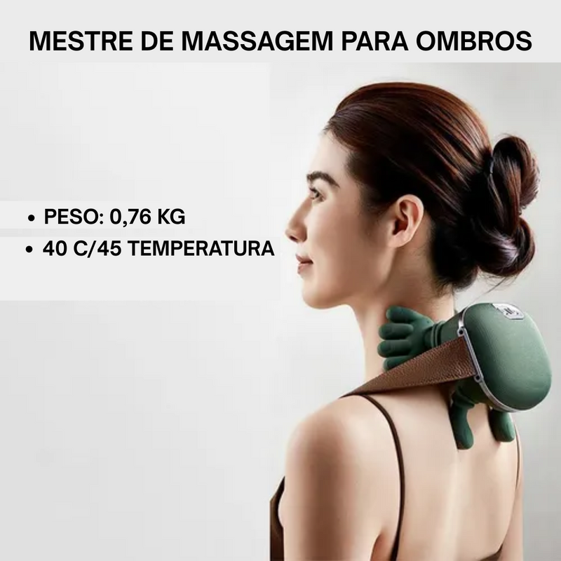 Massageador portátil relaxante para pescoço e costas - Pine.D
