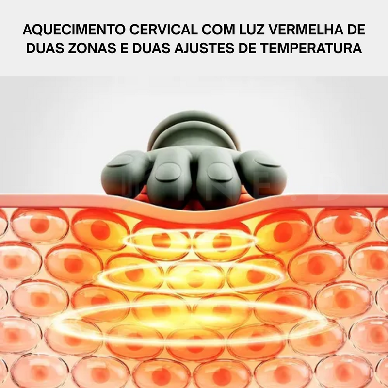 Massageador portátil relaxante para pescoço e costas - Pine.D
