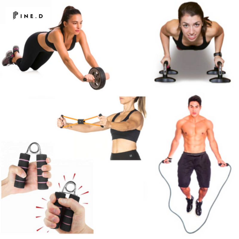 Kit Treino em Casa Pine.D com 6 Peças - Pine.D